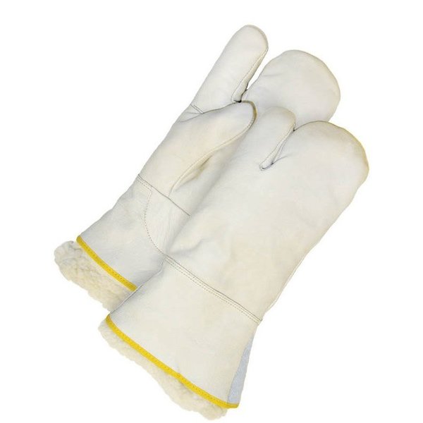 Bdg Lined Grain Cowhide 1-Finger Mitt, PR, L PR 50-9-875-L